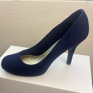 Elegant Dark Blue Women's Heels